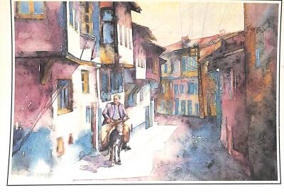 Anadolu Yaşantısı İlistrasyon Atanur Doğan Kartpostal KRT12792 - 1