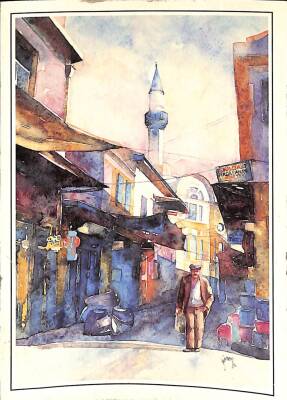 Anadolu Yaşantısı İlistrasyon Atanur Doğan Kartpostal KRT12793 - 1