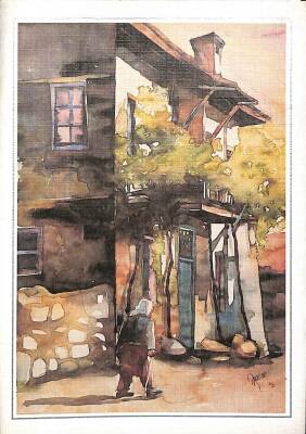 Anadolu Yaşantısı İlistrasyon Atanur Doğan Kartpostal KRT12794 - 1