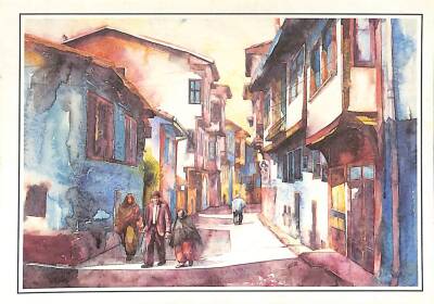 Anadolu Yaşantısı İlistrasyon Atanur Doğan Kartpostal KRT12796 - 1