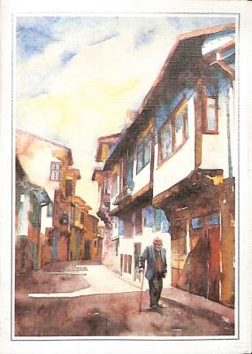 Anadolu Yaşantısı İlistrasyon Atanur Doğan Kartpostal KRT12797 - 1
