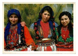 Anadolu Yöresel Giyim Temalı Kartpostal KRT9733 - Gökçekoleksiyon