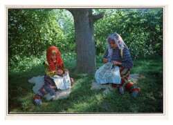 Anadolu Yöresel Giyim Temalı Kartpostal KRT9734 - Gökçekoleksiyon