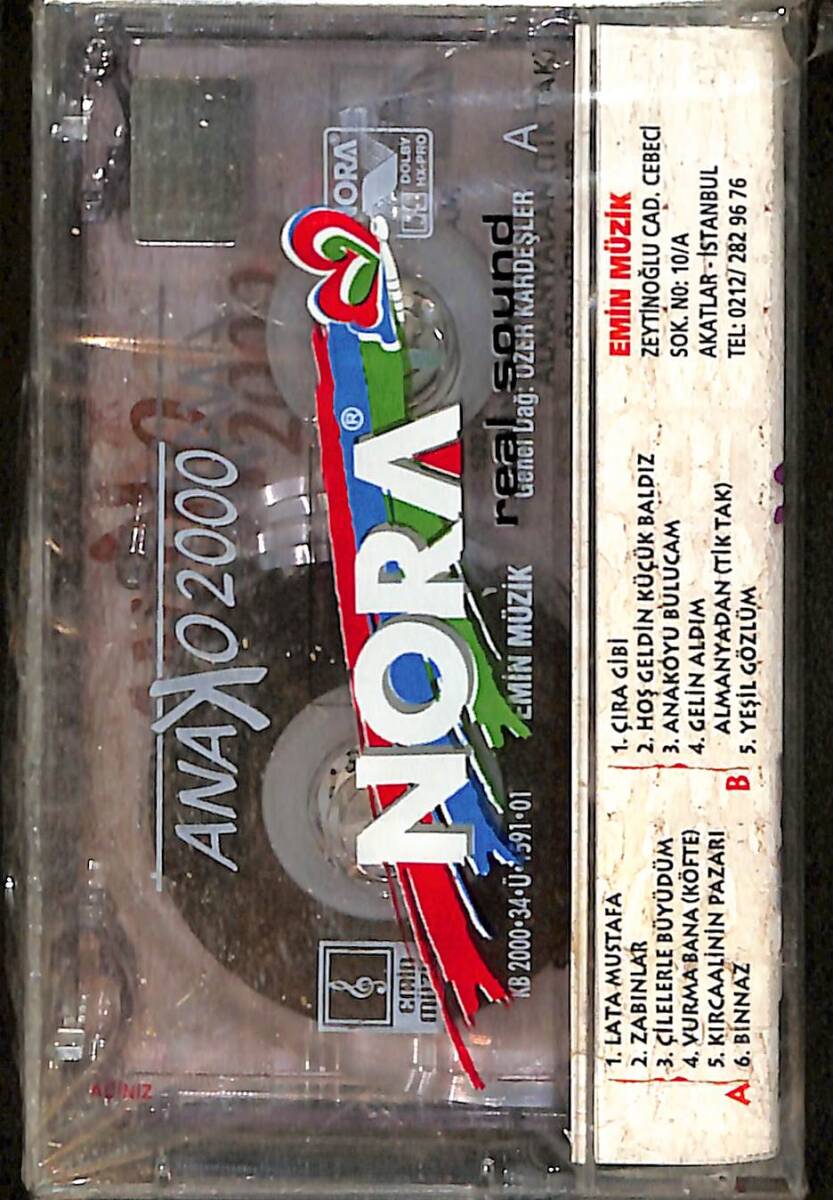 Anako - 2000 Lata Mustafa Kaset (Sıfır Kaset) KST28826 - 2