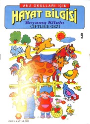 Anaokulları İçin Hayat Bilgisi Çiftliğe Gezi Boyama Kitabı 9 NDR100075 - Gökçekoleksiyon