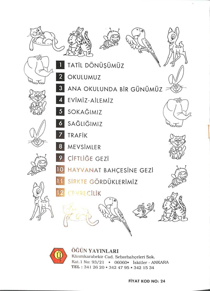 Anaokulları İçin Hayat Bilgisi Evimiz-Ailemiz Boyama Kitabı 4 NDR100080 - 3