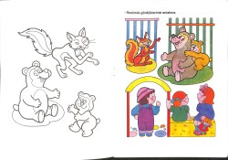 Anaokulları İçin Hayat Bilgisi Hayvanat Bahçesine Gezi Boyama Kitabı 10 NDR100074 - 2