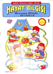 Anaokulları İçin Hayat Bilgisi Mevsimler Boyama Kitabı 8 NDR99316 - Gökçekoleksiyon