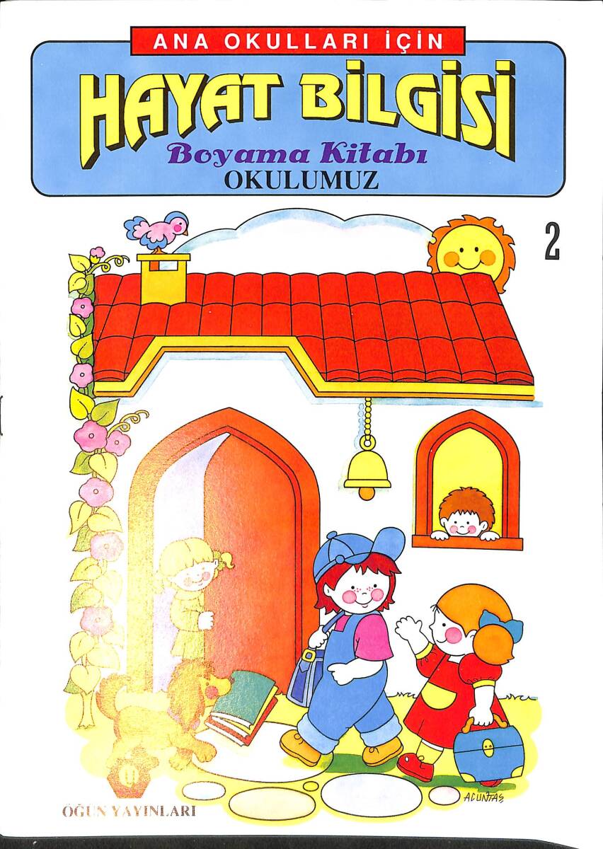 Anaokulları İçin Hayat Bilgisi Okulumuz Boyama Kitabı 2 NDR100082 - 1