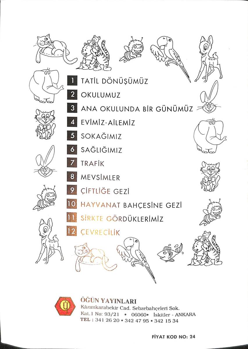 Anaokulları İçin Hayat Bilgisi Okulumuz Boyama Kitabı 2 NDR100082 - 3