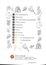 Anaokulları İçin Hayat Bilgisi Sağlığımızı Koruyalım Boyama Kitabı 6 NDR100078 - 3