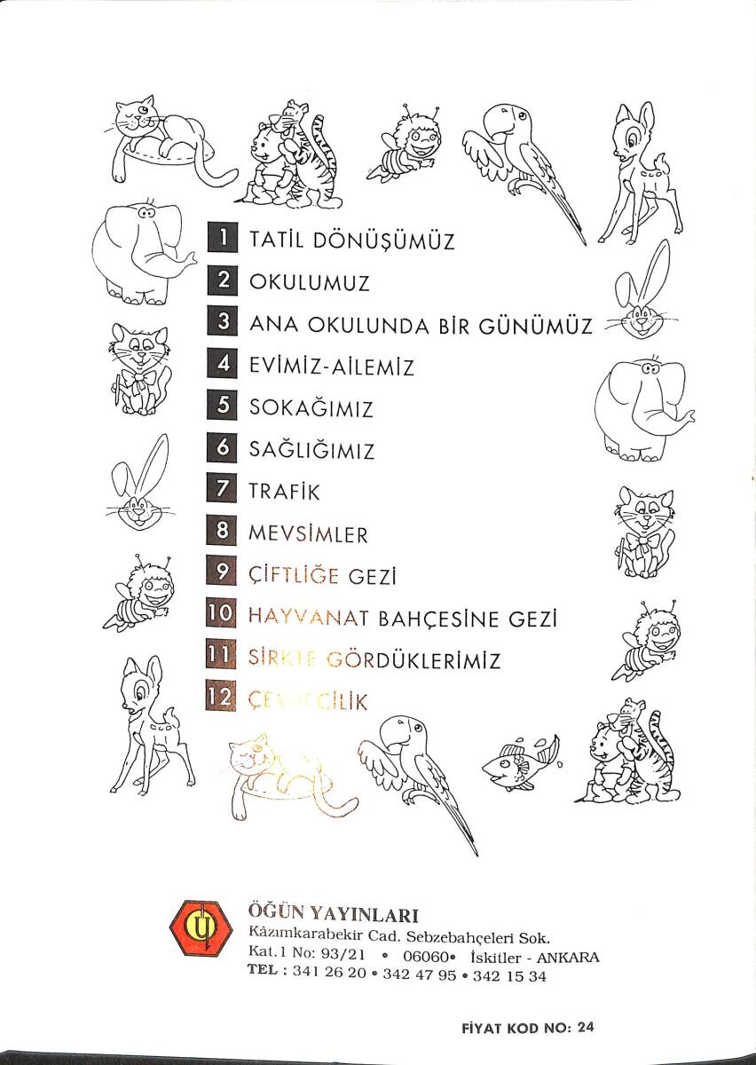 Anaokulları İçin Hayat Bilgisi Sağlığımızı Koruyalım Boyama Kitabı 6 NDR100078 - 3