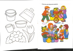 Anaokulları İçin Hayat Bilgisi Sokağımız Boyama Kitabı 5 NDR100079 - 2