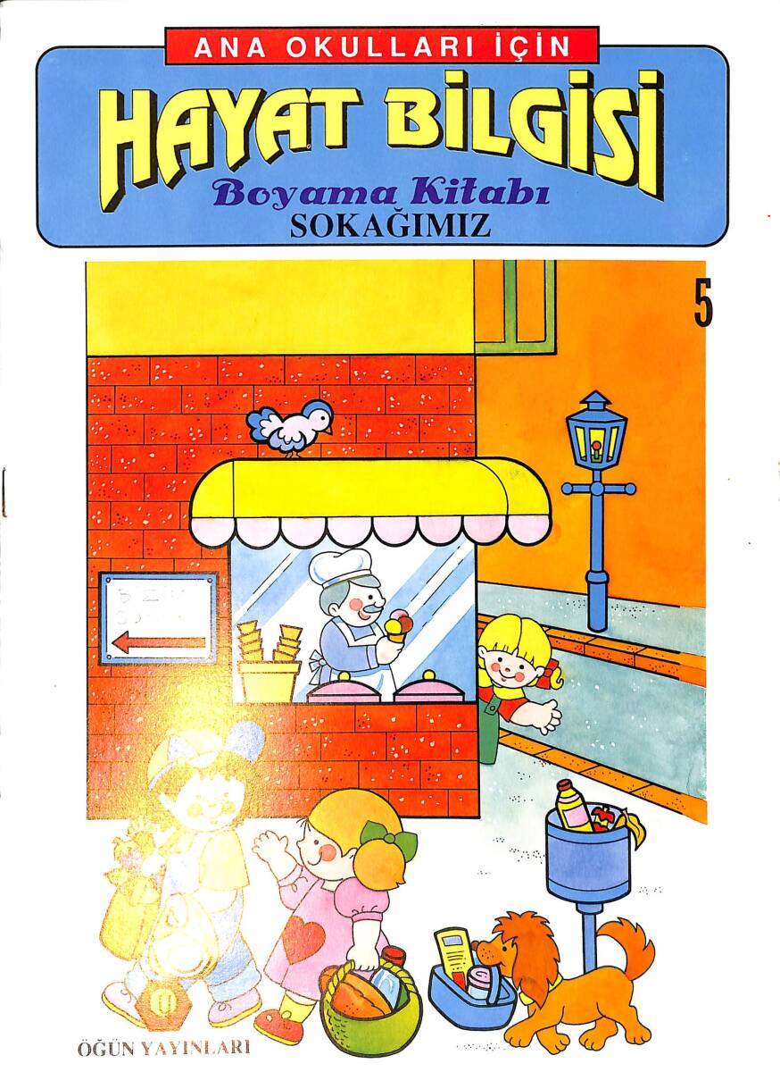 Anaokulları İçin Hayat Bilgisi Sokağımız Boyama Kitabı 5 NDR100079 - 4