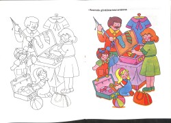 Anaokulları İçin Hayat Bilgisi Tatil Dönüşümüz Boyama Kitabı 1 NDR100083 - 2