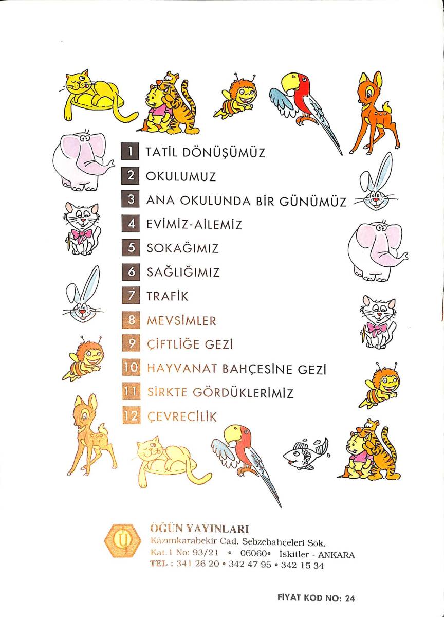 Anaokulları İçin Hayat Bilgisi Tatil Dönüşümüz Boyama Kitabı 1 NDR100083 - 3