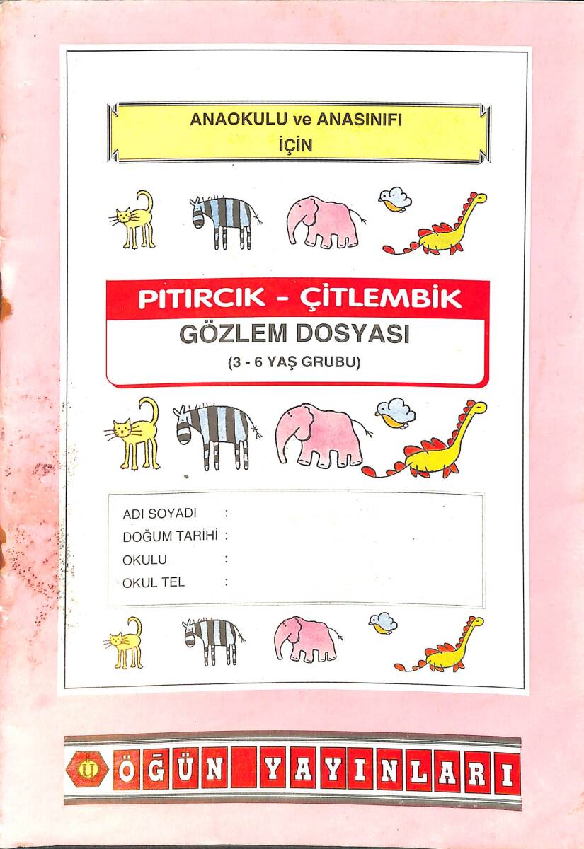 Anaokulu ve Anasınıfı İçin Pıtırcık ve Çitlembik Gözlem Dosyası NDR99261 - 1
