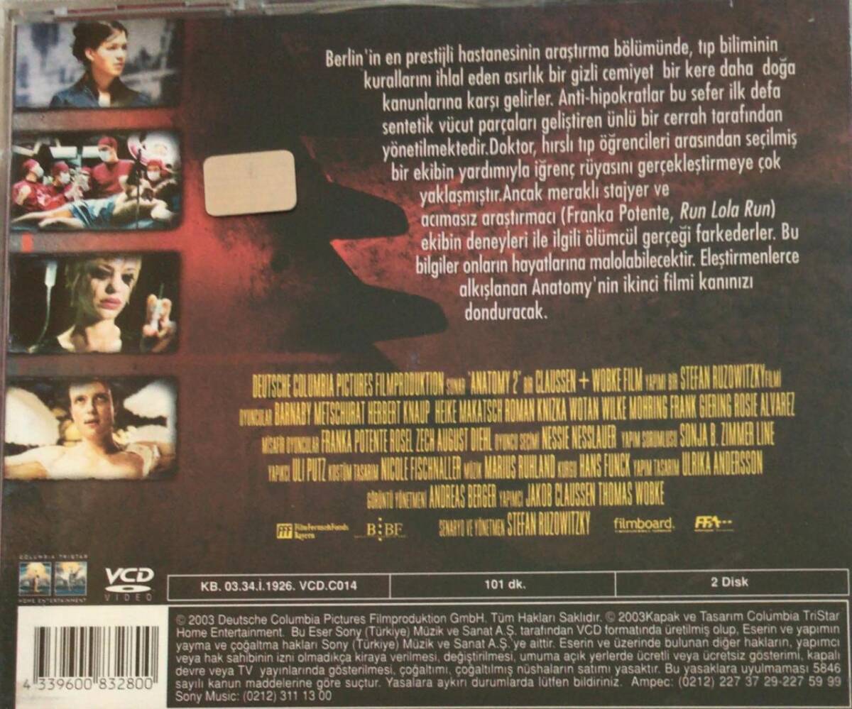 Anatomy VCD Film VCD7692 - 2