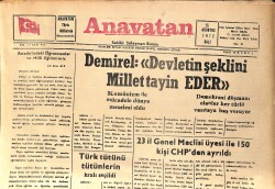 Anavatan Gazetesi 15 Ağustos 1972 - Türk Tütünü Tütünlerin Kralı Seçildi - Mevlana Amerika'da Anılacak GZ158883 - Gökçekoleksiyon