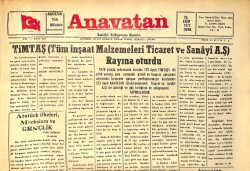 Anavatan Gazetesi 20 Ekim 1972 - TİMTAŞ Rayına Oturdu - Ay Kolonisi Kurulacak GZ158904 - Gökçekoleksiyon