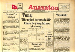 Anavatan Gazetesi 22 Eylül 1972 - Sovyetler Birliğinde Bu Yıl Tarım Ürünü Düşük GZ158897 - Gökçekoleksiyon