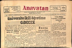 Anavatan Gazetesi 7 Ağustos 1972 - Dün Oynanan Maçta Tokatspor Taraftarlarına Gel Ziyafeti Çekti GZ158877 - Gökçekoleksiyon