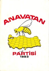 Anavatan Partisi 1983 Kartpostal KRT11803 - Gökçekoleksiyon