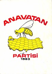 Anavatan Partisi 1983 Kartpostal KRT18539 - Gökçekoleksiyon