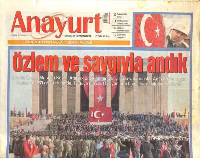 Anayurt Gazetesi 11 Kasım 2013 - Romanya Büyükelçisi İle ATSO Başkanı Buluştu GZ105467 - 1