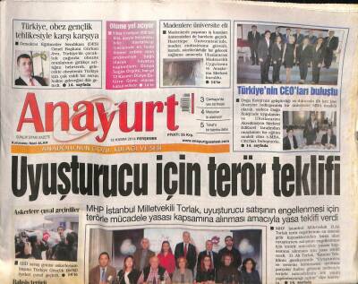 Anayurt Gazetesi 13 Kasım 2014 - Türkan Şoray , Aliağaya Geliyor GZ100590 - 2
