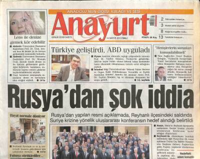 Anayurt Gazetesi 14 Mayıs 2013 - Zara Rüzgarı Esti-THY Çalışanlarının Hakları Tanınmalı GZ105498 - 1