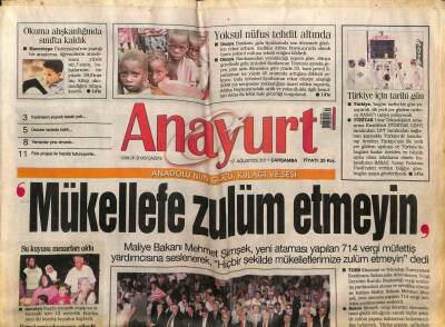 Anayurt Gazetesi 17 Ağustos 2011 - Ebru Yaşar Sevgisi Beylükdüzüne Aktı GZ107697 - 1