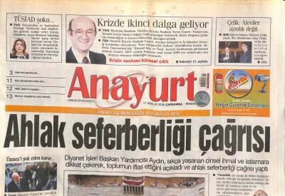 Anayurt Gazetesi 17 Aralık 2008 - Şarkıcı Madonna , Boşandığı Eşi Guy Ritchieye 92 Milyon Dolar Ödedi GZ113216 - 1