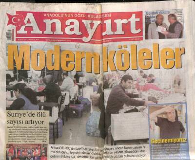Anayurt Gazetesi 17 Nisan 2017 - İbrahim Tatlıses Sandık Başında - Dünyanın En Yaşlı İnsanı Öldü GZ113230 - 1