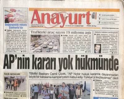 Anayurt Gazetesi 18 Nisan 2015 - Sibel Can Çocukları Sevindirdi - Anzaklar Çanakkaleye Geldi GZ113317 - 1