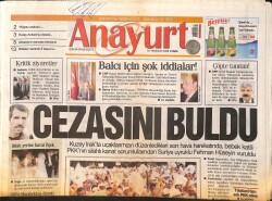 Anayurt Gazetesi 18 Temmuz 2008 - Sabri Sarıoğlu ''Hayalim Avrupa'' - Balcı İçin Şok İddialar ! GZ157845 - Gökçekoleksiyon