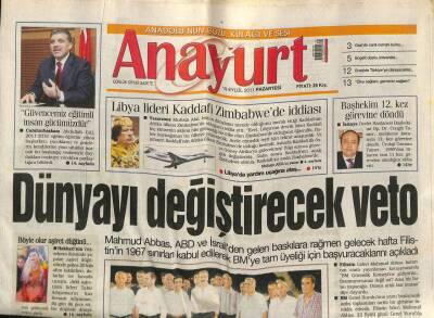 Anayurt Gazetesi 19 Eylül 2011 - ODTÜ Ve Huawei İşbirliği - Düyayı Değiştirecek Veto GZ100354 - 1