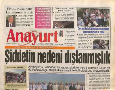 Anayurt Gazetesi 2 Ağustos 2014 - Didem Taslan , Bomba Gibi - Türk Zabıtası 58 Yaşında GZ116738 - 1