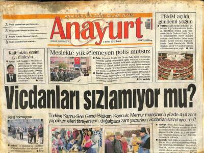 Anayurt Gazetesi 2 Ekim 2012 - Beren Saat İmajını Zorunlu Değiştirdi - İkinci Çernobil Uyarısı GZ105527 - 1