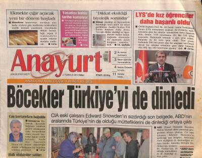 Anayurt Gazetesi 2 Temmuz 2013 - Demet Akalın , Unutulmaz Bir Gece Yaşattı GZ116717 - 1