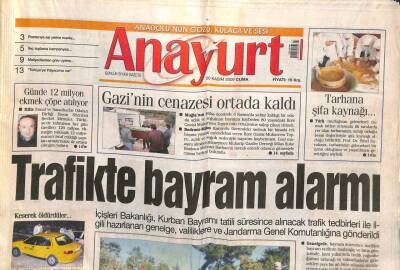 Anayurt Gazetesi 20 Kasım 2009 - Nuri Alço , Hayata Geçireceği Bir Film Projesiyle Gençleri Kötülüklerden Uzak Tutmayı Hedefliyor GZ113191 - 1