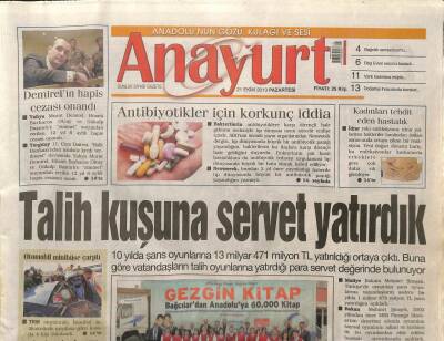 Anayurt Gazetesi 21 Ekim 2013 - Kemerde Ajda Pekkan Rüzgarı GZ107565 - 1