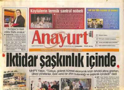 Anayurt Gazetesi 24 Ağustos 2011 - Meryem Uzerli Zayıflamakta Kararlı - BM Ölü Sayısı 2200e Ulaştı GZ109758 - 1