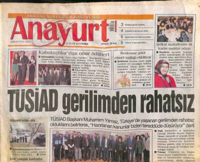 Anayurt Gazetesi 24 Ocak 2014 - Kayseride Katliam Gibi Kaza 21 Ölü GZ113229 - 1