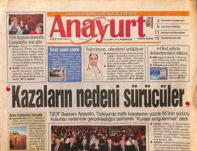 Anayurt Gazetesi 25 Şubat 2013 - Koç Çağdaş Anayasa İstiyorum - Heneke Hakkında Her Şey GZ116883 - 1