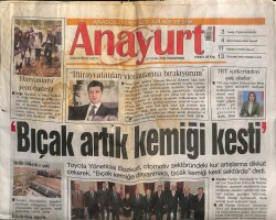 Anayurt Gazetesi 27 Ocak 2014 - Sezen Aksu Videolarını Sildiriyor GZ100008 - 2
