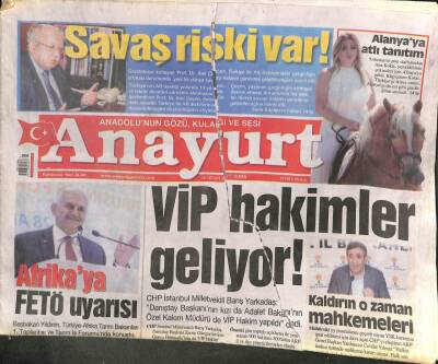Anayurt Gazetesi 28 Nisan 2017 - Akdamar Çiçek Açtı - Tuncelide Sekiz Terörist Öldürüldü GZ113185 - 1