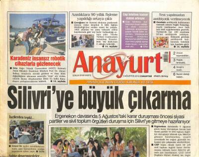 Anayurt Gazetesi 3 Ağustos 2013 - Azınlıklara 90 Yıllık Fişleme Yapıldığı Ortaya Çıktı GZ105477 - 1