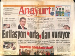 Anayurt Gazetesi 3 Ekim 2008 - Irak'ta Kan Durmuyor - Avrupa Marmara'yı Kirletiyor GZ157839 - Gökçekoleksiyon