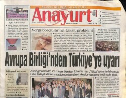 Anayurt Gazetesi 3 Ekim 2014 - Şeyda Coşkunun Annelik Özlemi - Kobanide Savaş Hazırlığı GZ100021 - 2